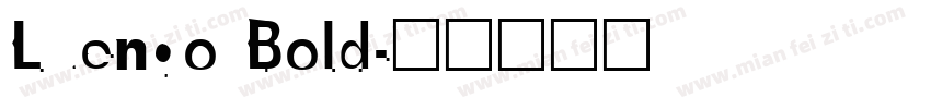 Luengo Bold字体转换